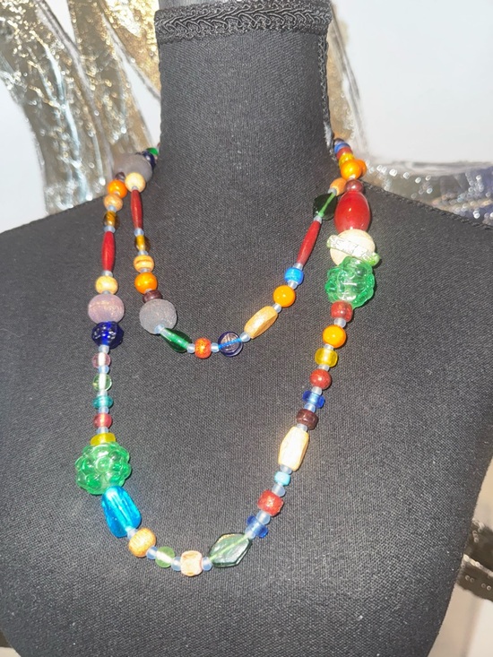 Jewelry - Colorful Multicolor Beaded Necklace - Artisan Women’s Jewelry